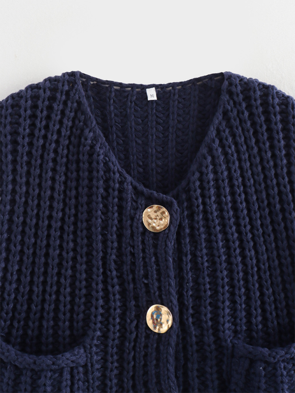 New women’s thick needle knitted vest