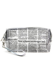 Newspaper Print Pouch