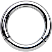 14G 5/16 Solid G23 Implant Grade Titanium Hinged Segment Ring
