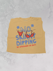 *NO* Skinny Dipping, Summer Cropped Muscle Tank