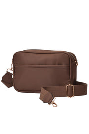 Compact Crossbody Camera Bag with Wide Shoulder Strap