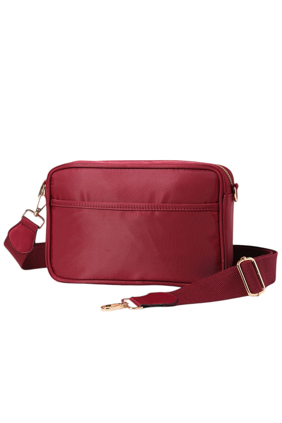 Compact Crossbody Camera Bag with Wide Shoulder Strap