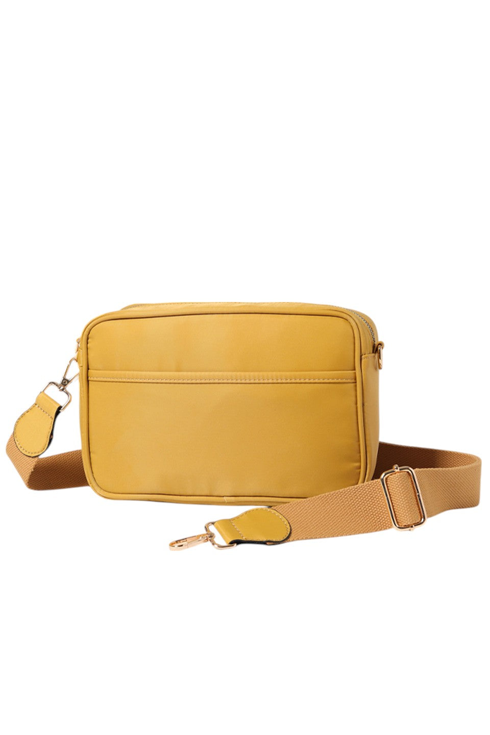 Compact Crossbody Camera Bag with Wide Shoulder Strap