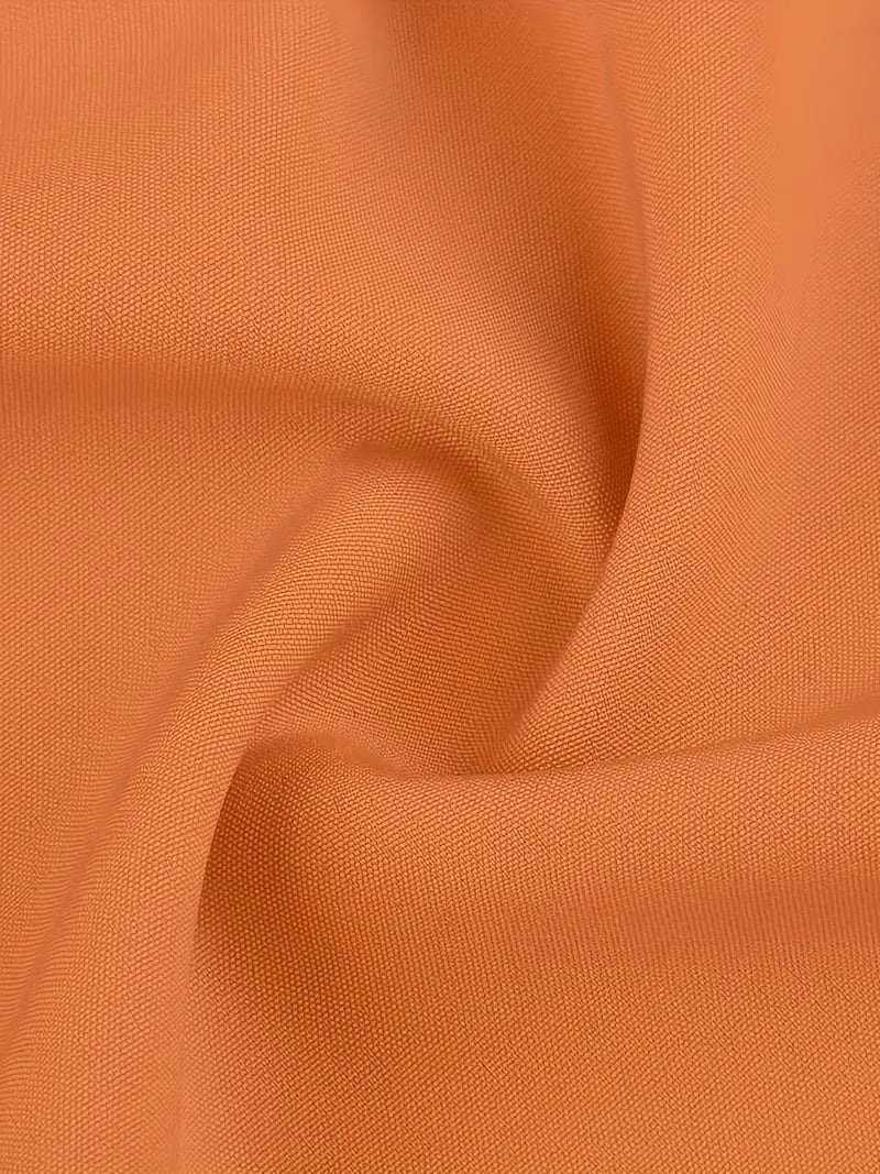 OFF-THE-SHOULDER ORANGE CROP TOP FOR SPRING SUMMER WITH STRAPLESS MICRO-ELASTICIITY