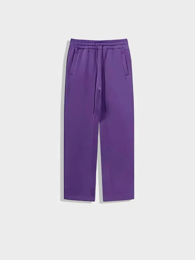 OLIVE-GREEN DRAWSTRING SWEATPANTS HIGH-STREET STYLE GSM JOGGERS