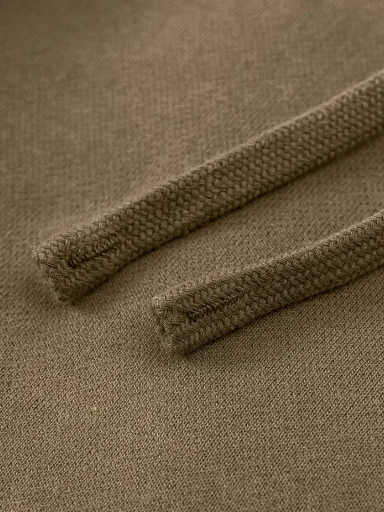 OLIVE-GREEN DRAWSTRING SWEATPANTS HIGH-STREET STYLE GSM JOGGERS