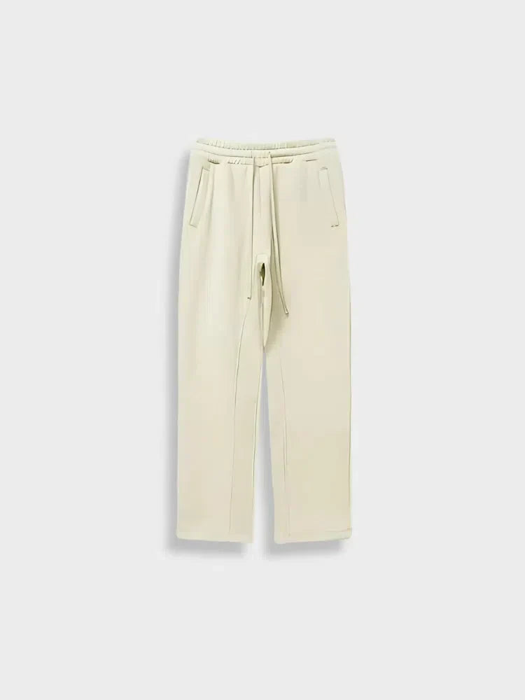 OLIVE-GREEN DRAWSTRING SWEATPANTS HIGH-STREET STYLE GSM JOGGERS