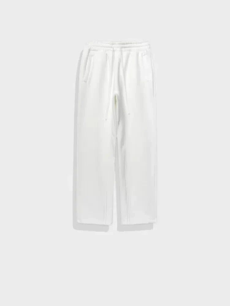 OLIVE-GREEN DRAWSTRING SWEATPANTS HIGH-STREET STYLE GSM JOGGERS