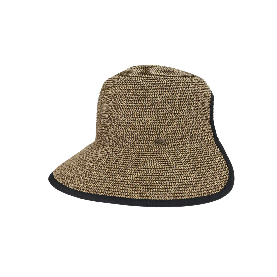 Open Back Adjustable Belt C.C Brim Hat