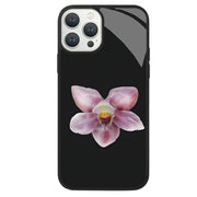ORCHID AESTHETIC IPHONE CASE BLACK FLORAL AESTHETIC IPHONE