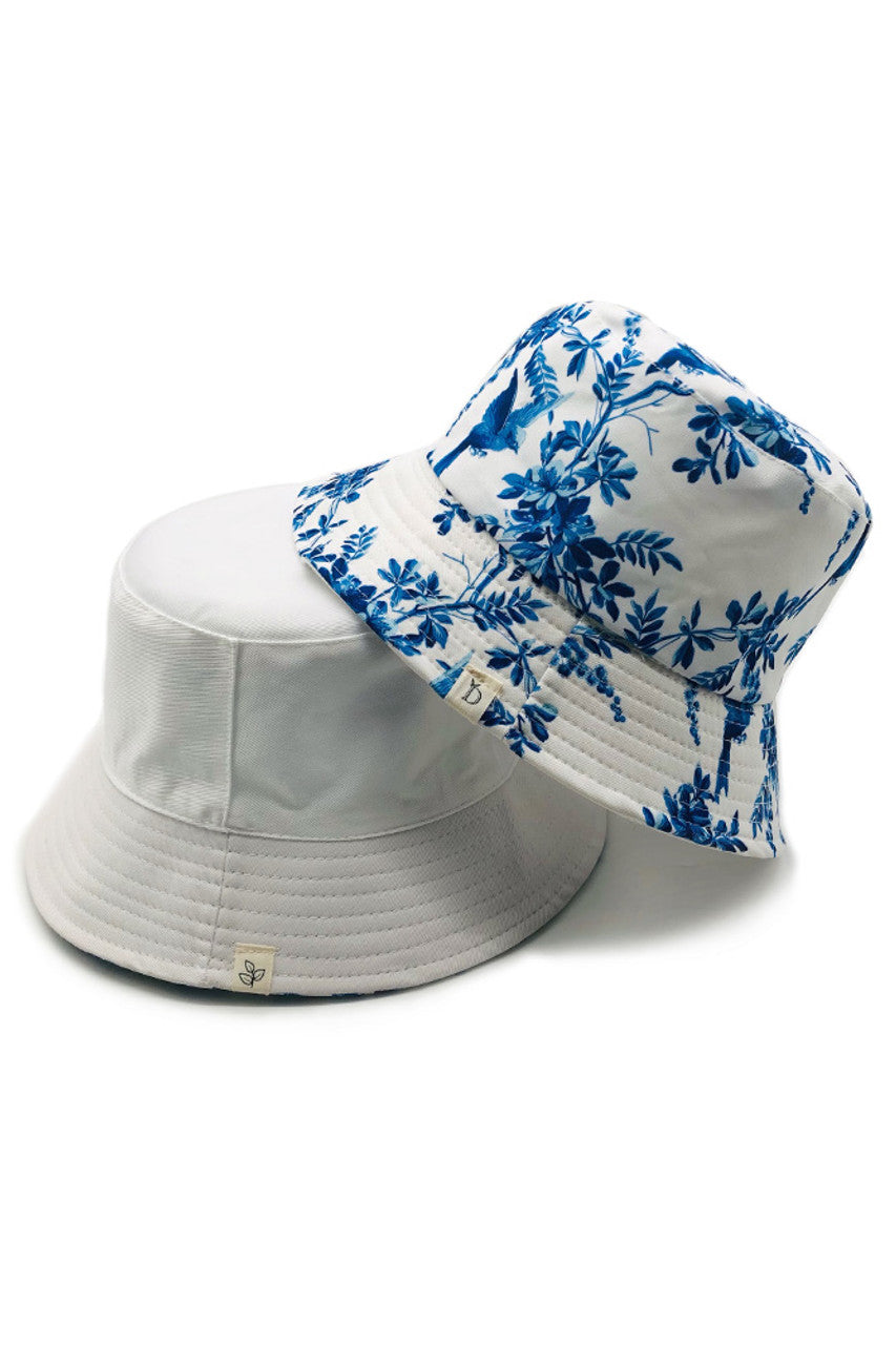 ORIENTAL FLORAL BUCKET HAT