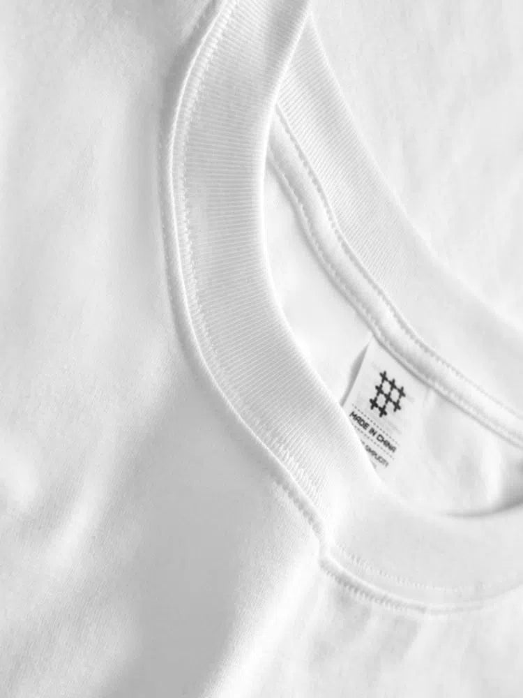 BLACK SHORT-SLEEVED COTTON T-SHIRT WITH RELAXED FIT