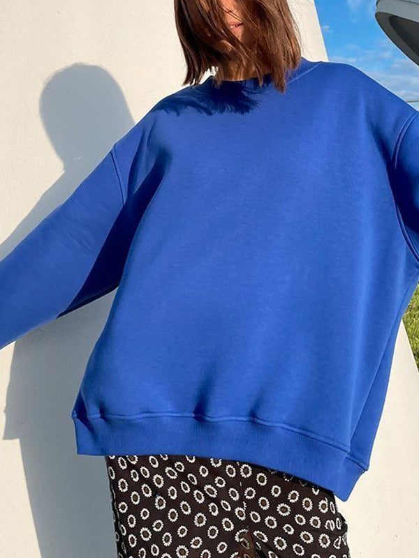 OVERSIZED SWEATSHIRT AND SKIRT SET VINTAGE STYLE LOOSE FIT OUTFIT