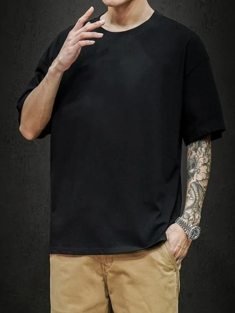 OVERSIZED TEE WHITE EVERYDAY COMFORT RELAXED FIT TOP