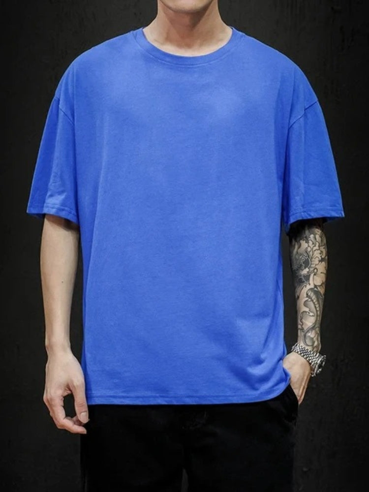 OVERSIZED TEE WHITE EVERYDAY COMFORT RELAXED FIT TOP