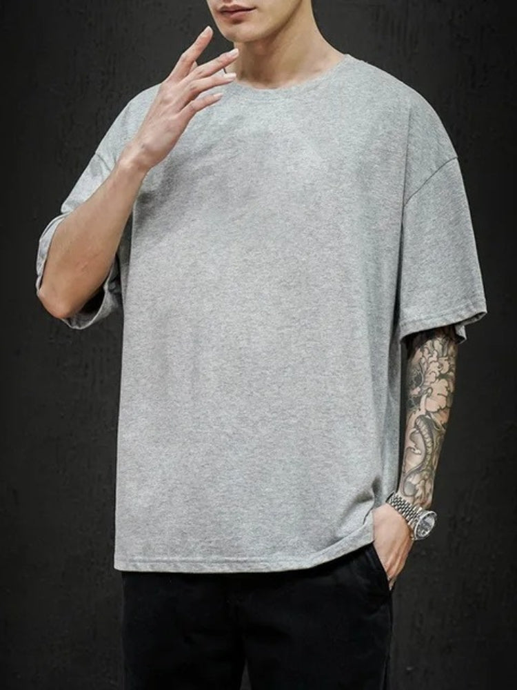 OVERSIZED TEE WHITE EVERYDAY COMFORT RELAXED FIT TOP