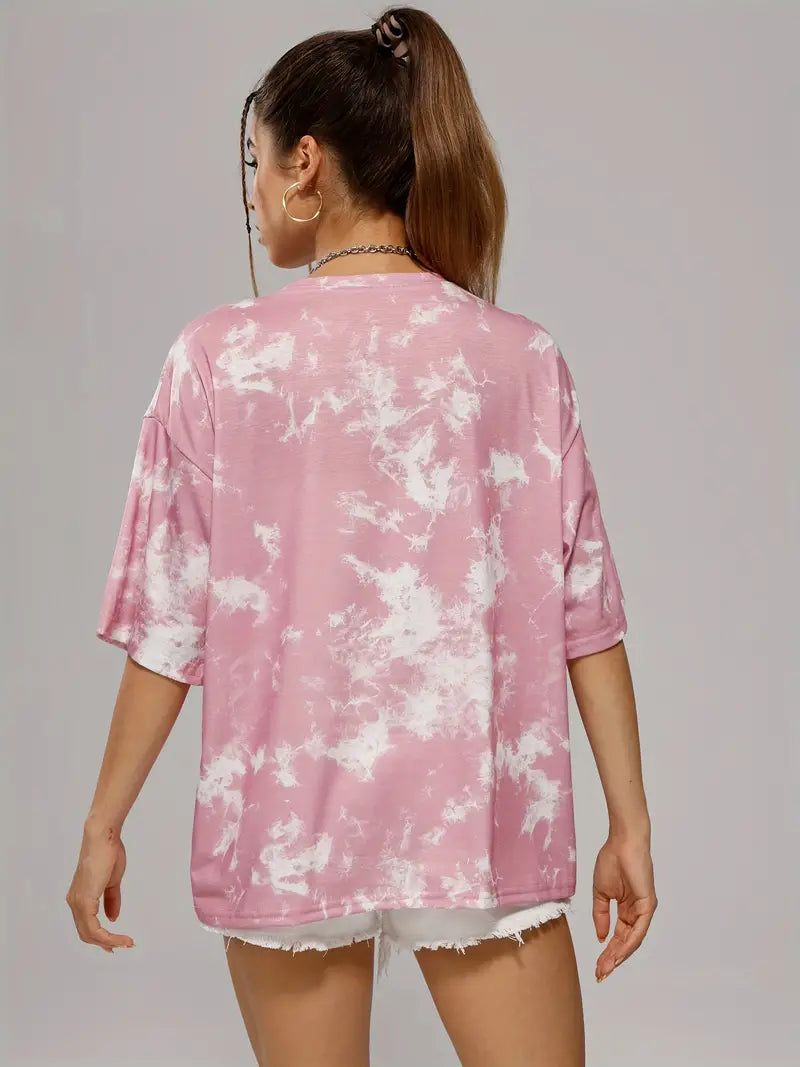 OVERSIZED TIE-DYE T-SHIRT - PUNK OVERSIZED TIE STYLE