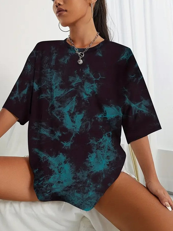 OVERSIZED TIE-DYE T-SHIRT - PUNK OVERSIZED TIE STYLE