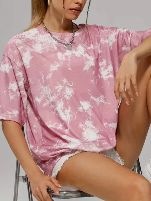 OVERSIZED TIE-DYE T-SHIRT - PUNK OVERSIZED TIE STYLE