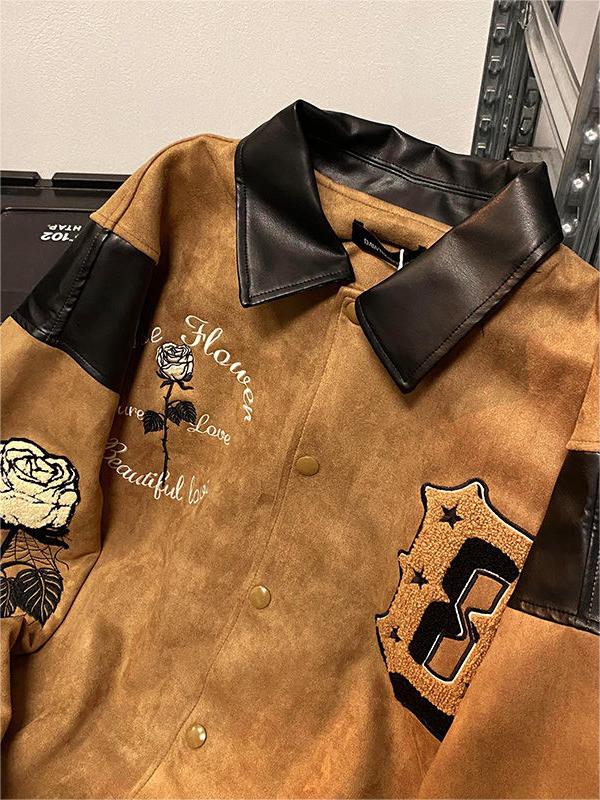 OVERSIZED VARSITY JACKET UNIQUE VINTAGE VELOR DESIGN