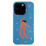 PAJAMA GIRL IPHONE CASE STAR PATTERN GIRL IPHONE ACCESSORY