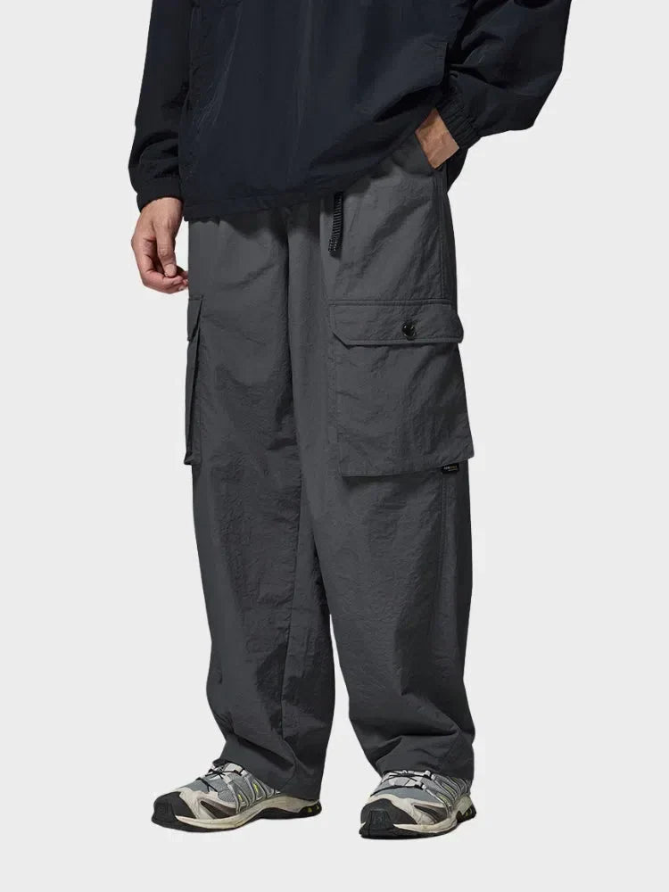 CARGO PANTS BLACK QUICK DRY POUR LES ACTIVITÉS DE PLEIN AIR