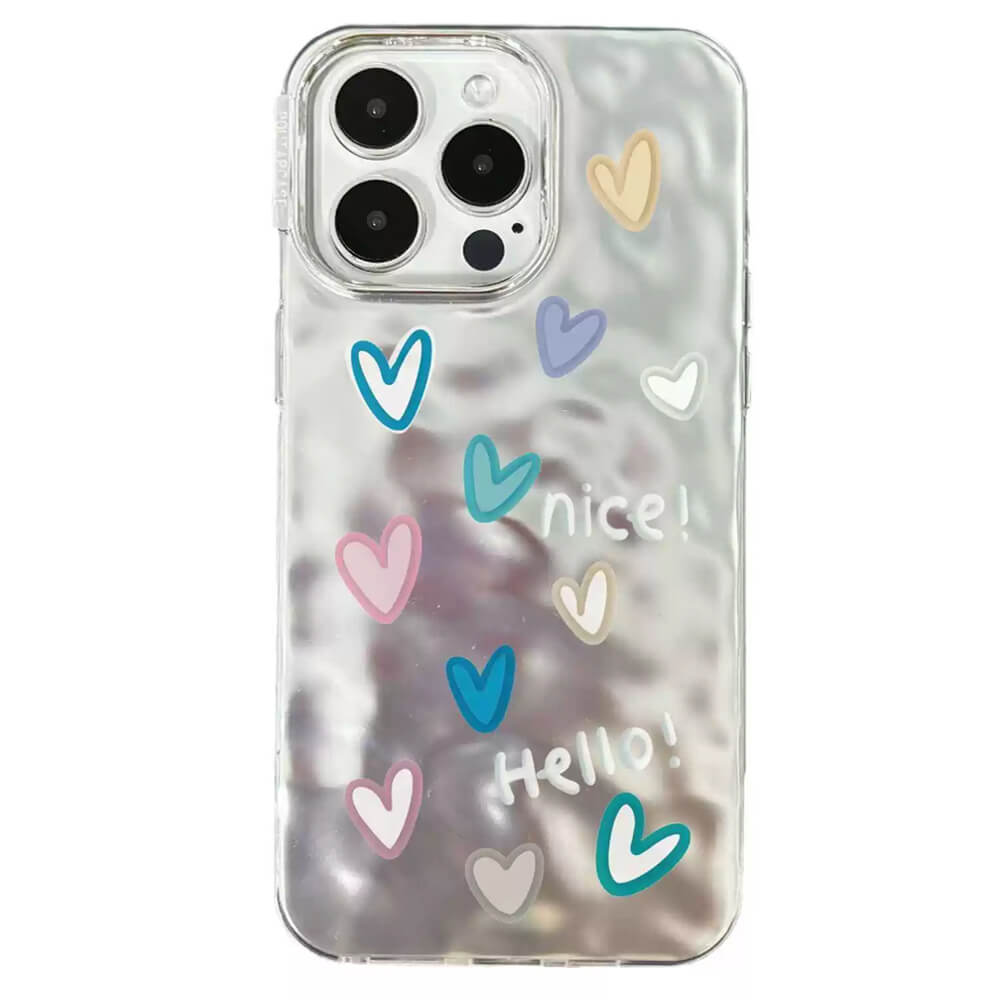 PASTEL HEARTS IPHONE CASE HEARTS IPHONE CASE