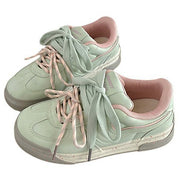 PASTEL SNEAKERS WITH PINK ACCENTS FOR WOMEN
