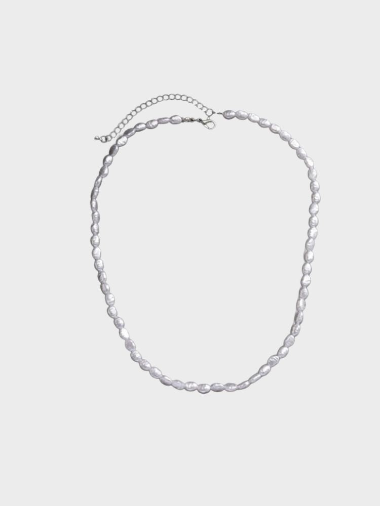 PEARL BEADED NECKLACE ELEGANT DESIGN TIMELESS JEWELRY ACCESSORY