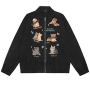 PET PRINT JACKET PLAYFUL PET GRAPHIC CASUAL OUTINGS