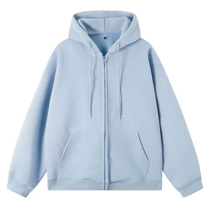 PINK BASIC THINGS HOODIE MINIMALIST ZIP UP