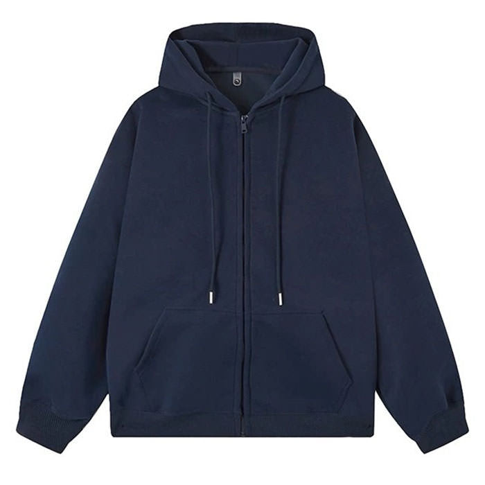 PINK BASIC THINGS HOODIE MINIMALIST ZIP UP