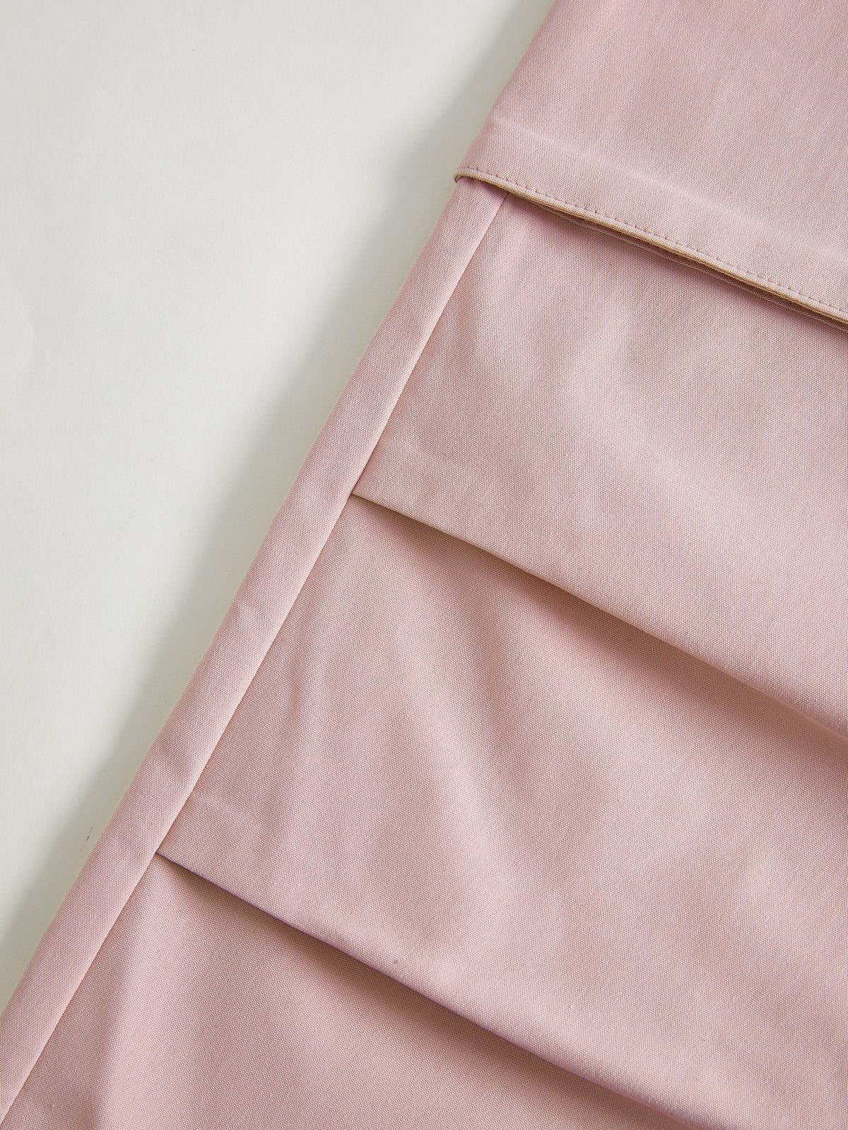 PINK CARGO PANTS WITH RUCHED DETAILS - COMFORTABLE CARGO PANTS