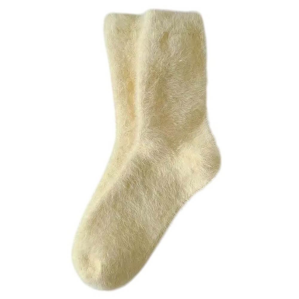 PINK FUZZY SOCKS HOSIERY