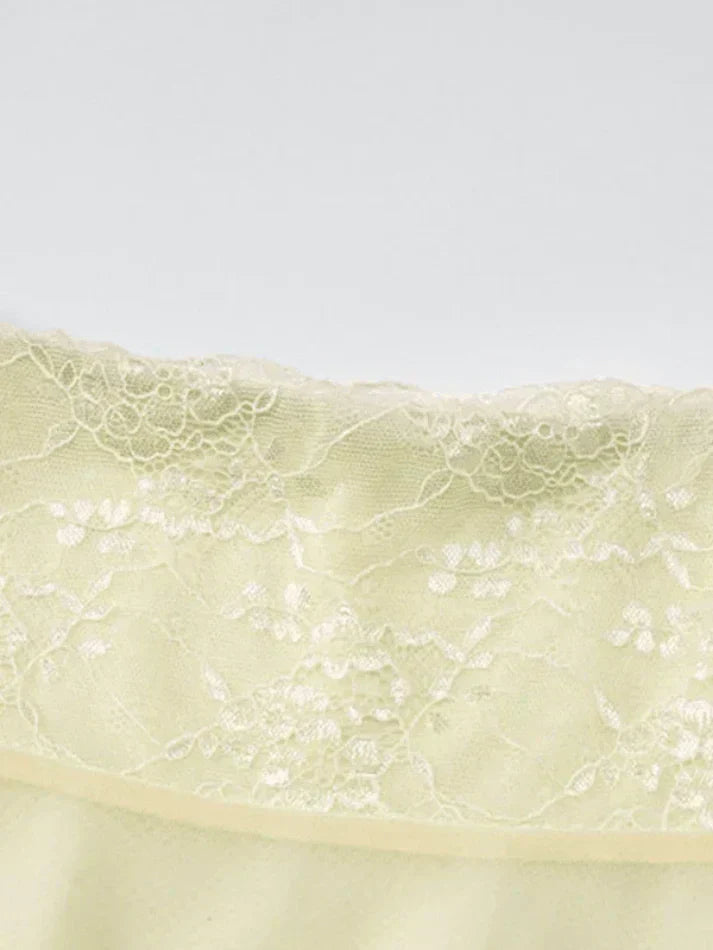 PINK LACE CORSET AND MINI SKIRT TWO PIECE SET