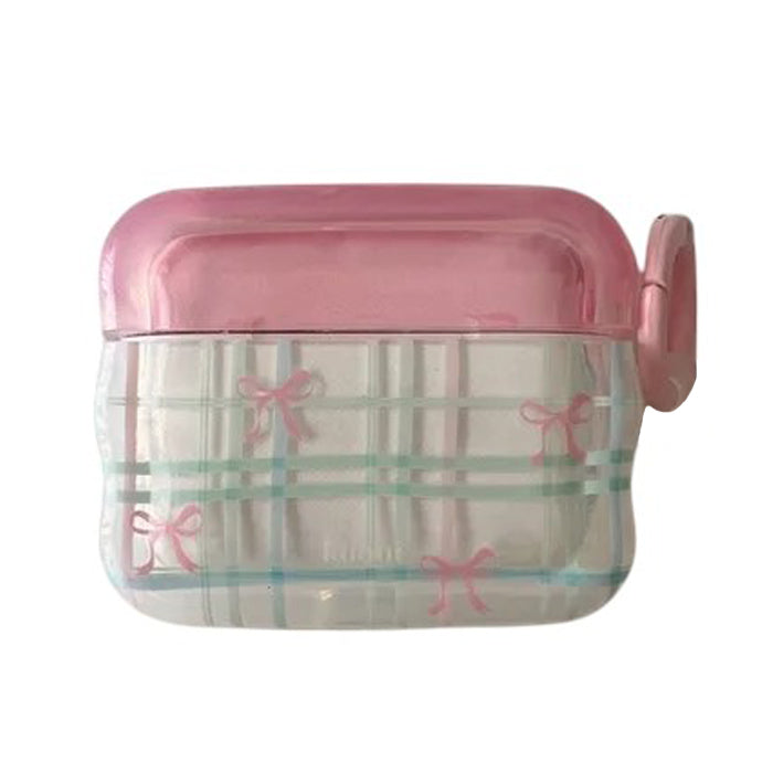 PINK PLAID AIRPODS CASE PASTEL PLAID PROTECTOR