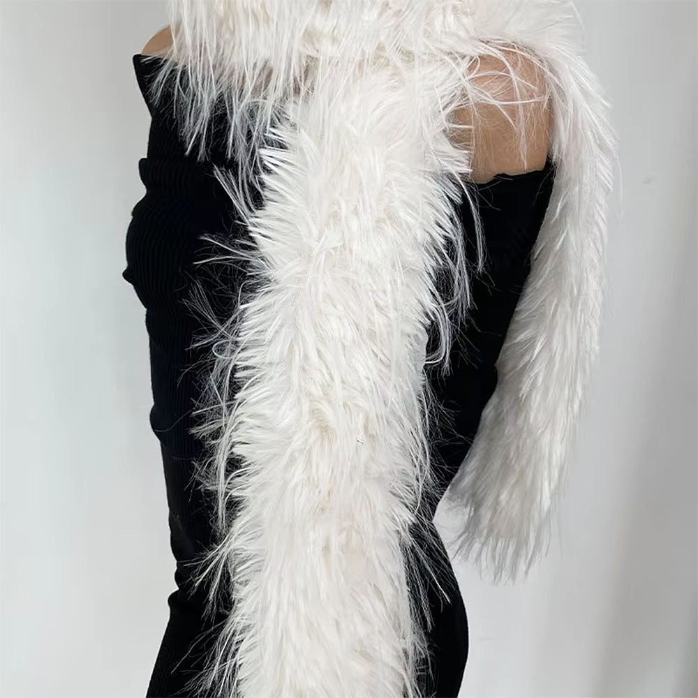 PINK PLUSH FAUX FUR THROW BOA
