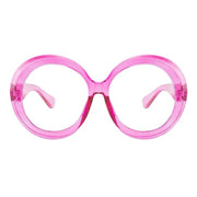 PINK ROUND EYEGLASSES STYLISH ACCESSORY FOR VISION CORRECTION