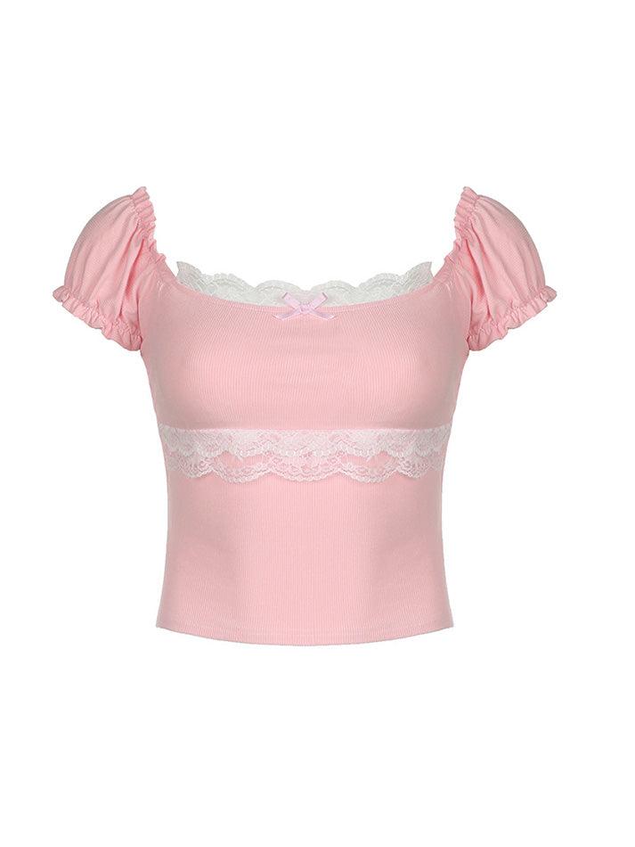 PINK TWO-PIECE SKIRT SET VINTAGE HOLIDAY DRESS