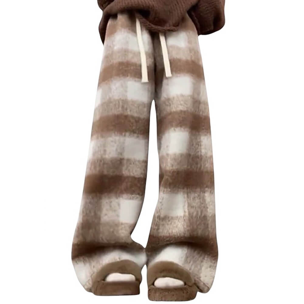 PLAID TROUSERS: CLASSIC PLAID FALL FEELS LOUNGE PANTS