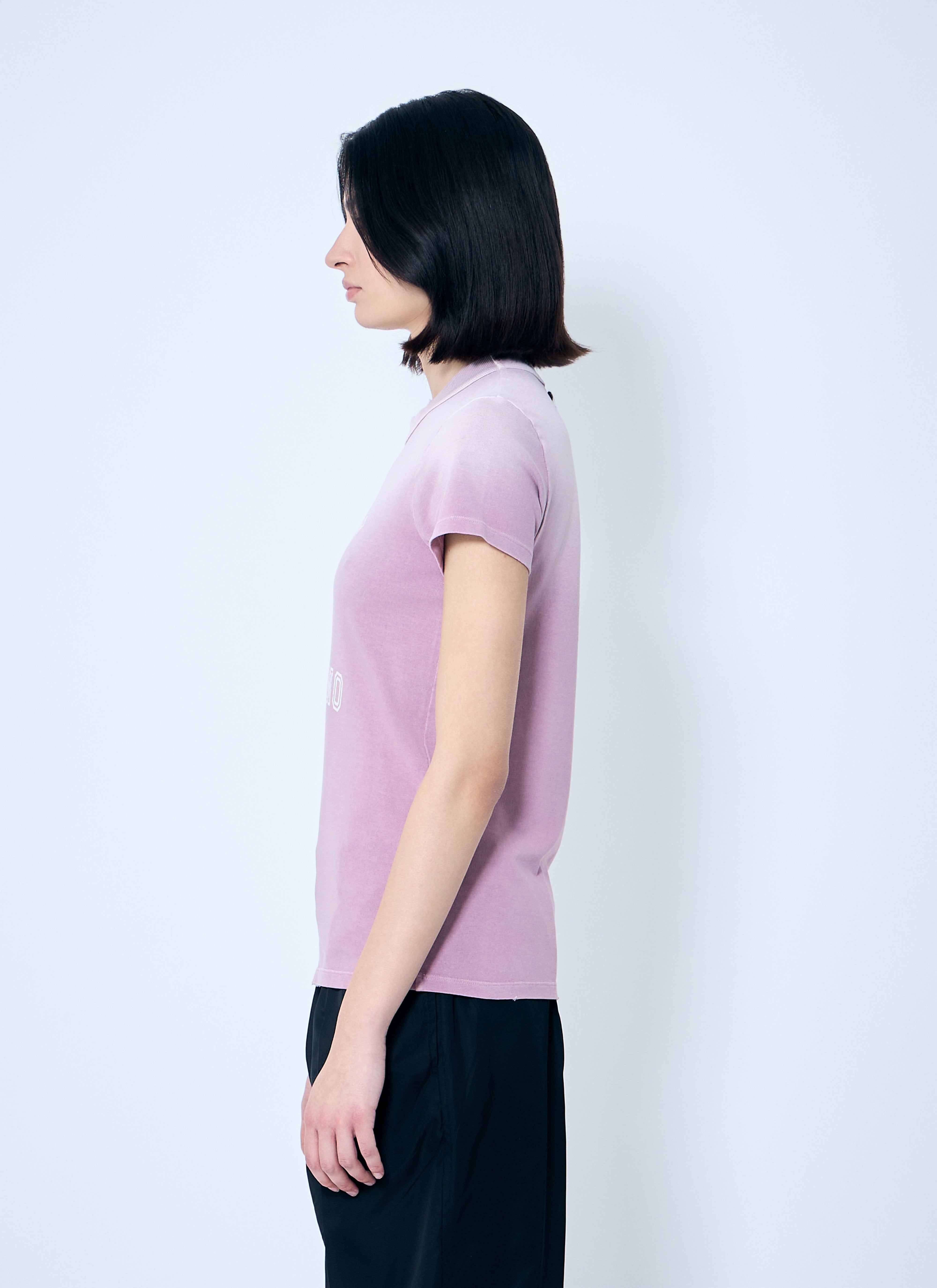 Prada Women Logo Print T-Shirt