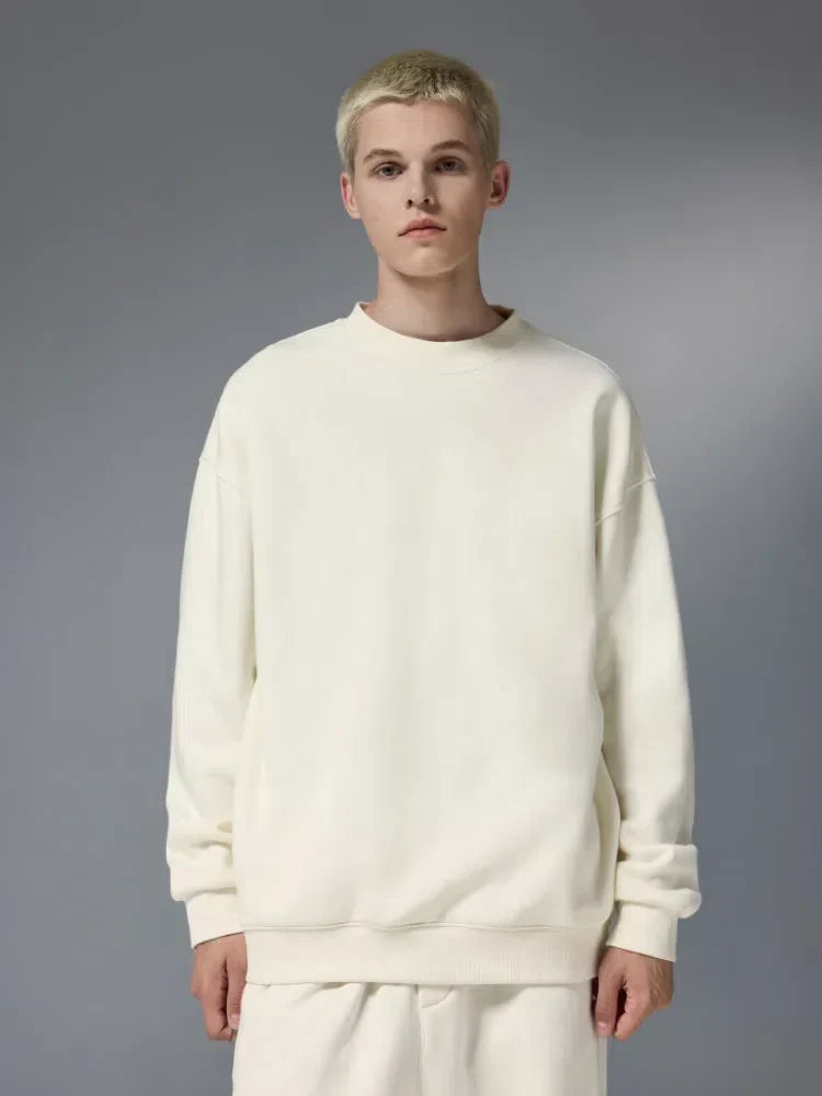 BLACK CREWNECK SWEATSHIRT WITH PROTECTION ANTISTATIQUE FOR VOTRE GARDE-ROBE