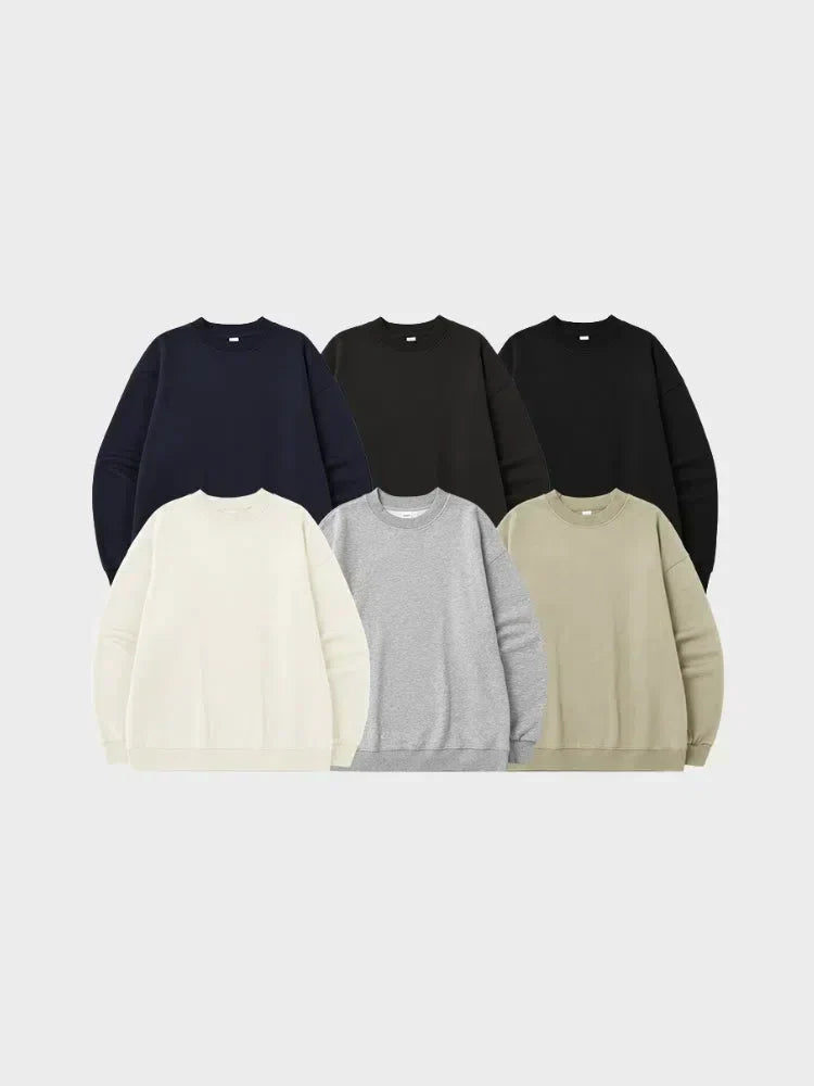 BLACK CREWNECK SWEATSHIRT WITH PROTECTION ANTISTATIQUE FOR VOTRE GARDE-ROBE