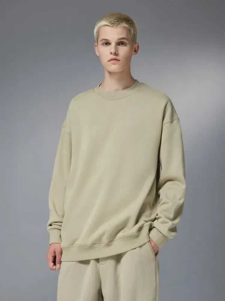 BLACK CREWNECK SWEATSHIRT WITH PROTECTION ANTISTATIQUE FOR VOTRE GARDE-ROBE