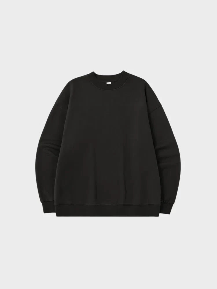BLACK CREWNECK SWEATSHIRT WITH PROTECTION ANTISTATIQUE FOR VOTRE GARDE-ROBE