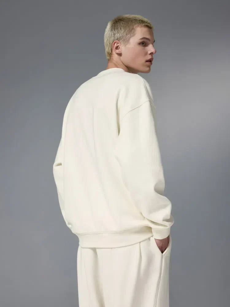 BLACK CREWNECK SWEATSHIRT WITH PROTECTION ANTISTATIQUE FOR VOTRE GARDE-ROBE