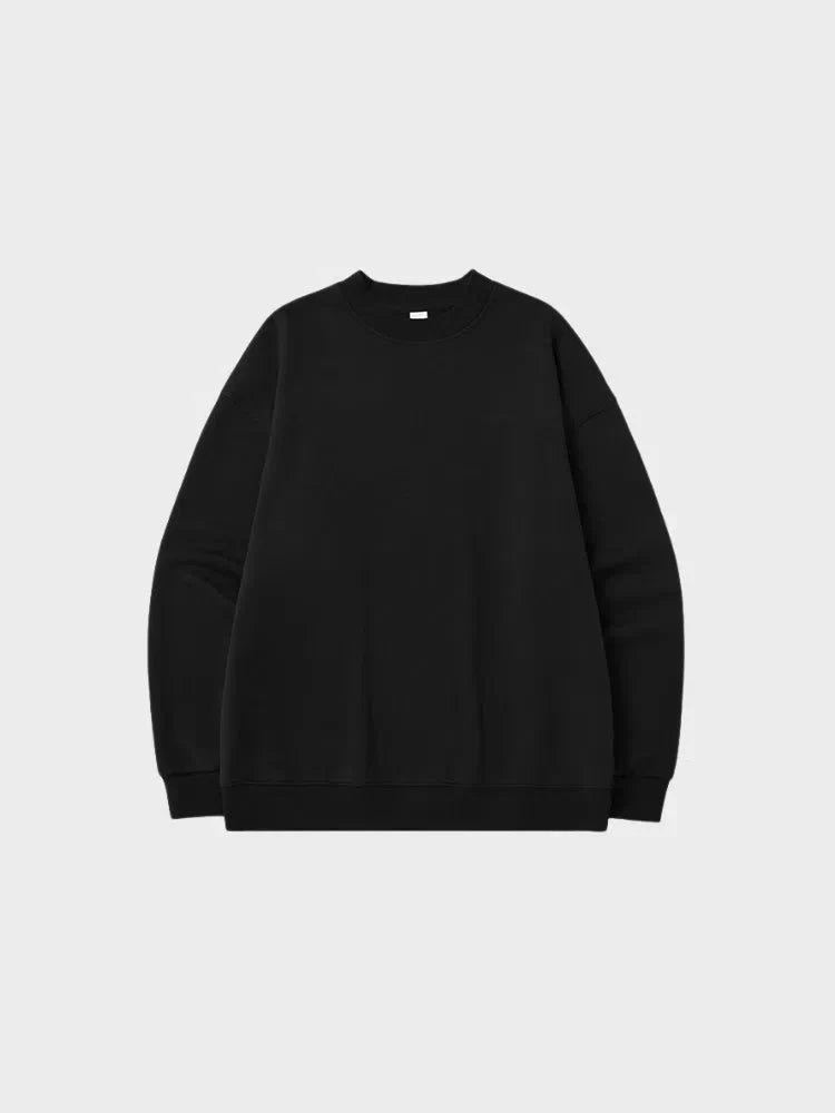 BLACK CREWNECK SWEATSHIRT WITH PROTECTION ANTISTATIQUE FOR VOTRE GARDE-ROBE