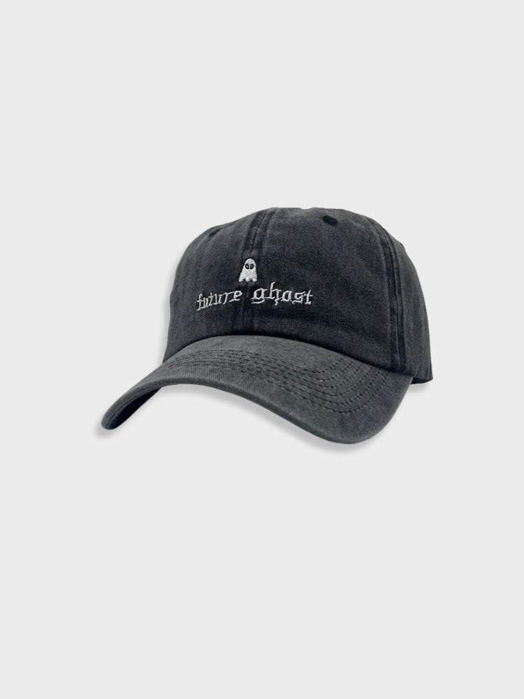 PURPLE BASEBALL CAP WITH GHOST DESIGN - FUTURE GHOST CAP