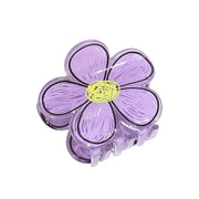 PURPLE FLOWER HAIR CLAW AESTHETIC FLOWER HAIR ACCESSORY