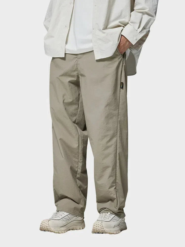 LOOSE-FITTING KHAKI TROUSERS QUICK DRY SPORTIVE